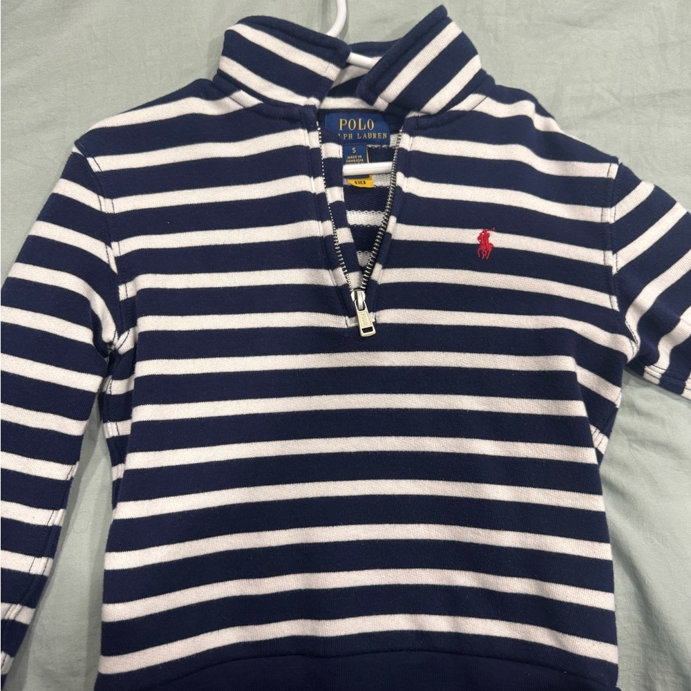 Polo by Ralph Lauren Kids Striped polo - Navy and White